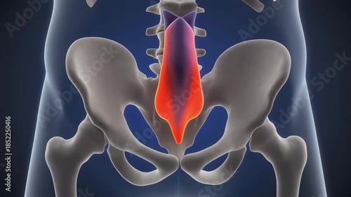 Medical Animation of the Human Sacrospinous Ligament