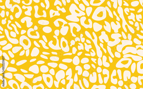 Abstract modern leopard seamless pattern. Animals trendy background. Color decorative vector stock illustration for print, card, postcard, fabric, textile. Modern ornament of stylized skin.
