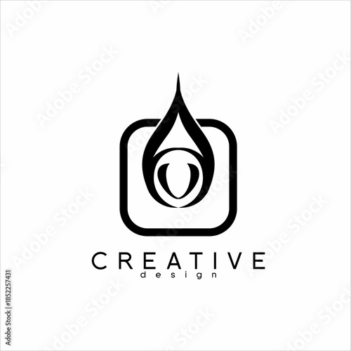 Onion logo design with camera concept.