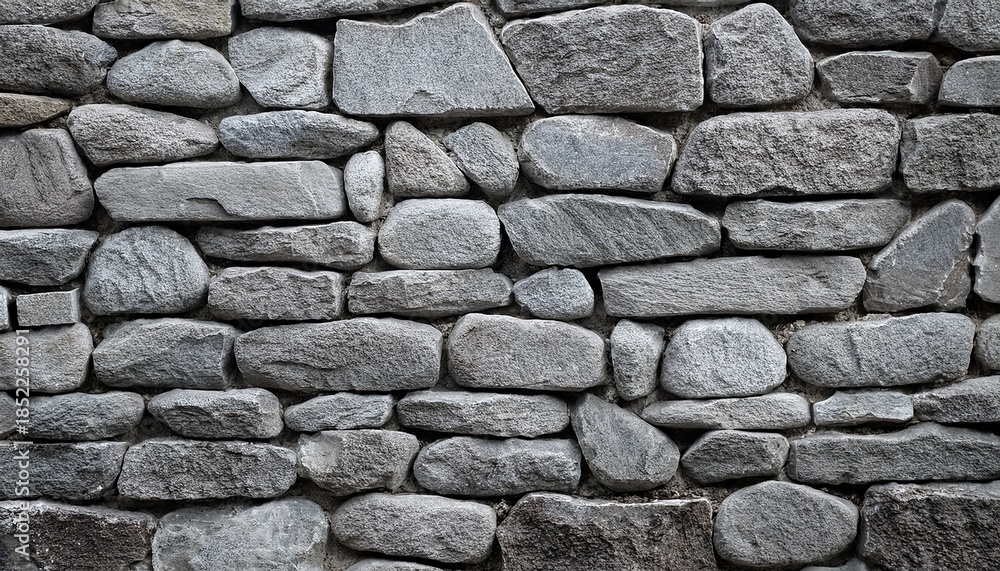 Obraz premium Natural Rough Gray Stone Wall Texture Background