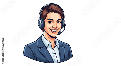 Corporate Team Member Character Illustration