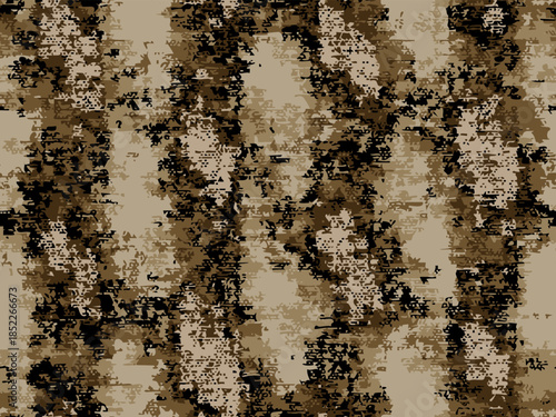 Full Seamless Modern Distressed Texture Pattern Vector. Classic Halftone Design Fabric Print. Background illustration for textile. Woman stylize.