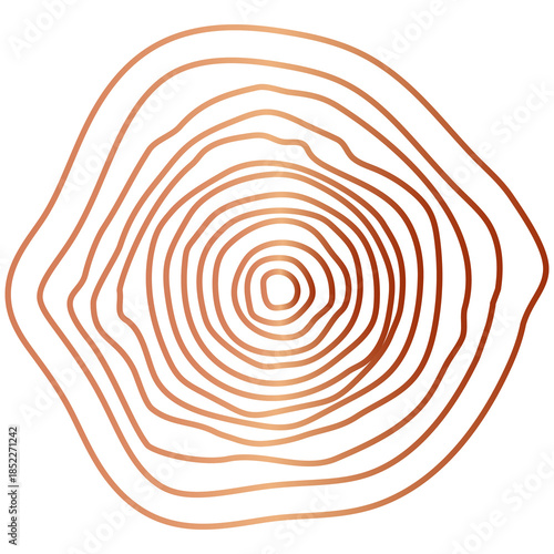  Elegant wood texture with golden rings and organic patterns.