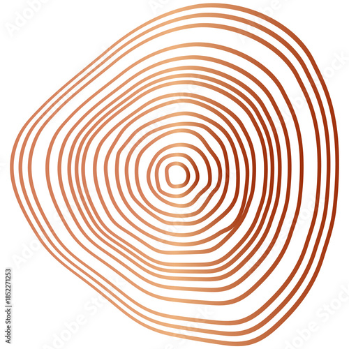  Elegant wood texture with golden rings and organic patterns.