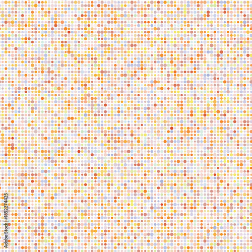 Multicolor background, colorful vector texture with circles. Splash effect banner. Dotted abstract illustration with blurred drops of rain. Seamless pattern for fabric, textile.