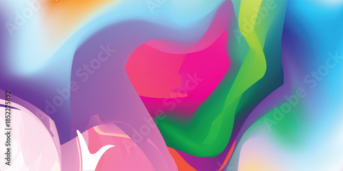 Design Gradient Abstract Liquid Bacground good for Banner, Flyer, Landing Page