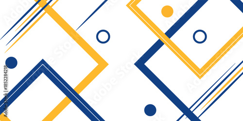 blue and yellow abstract geometric background vector illustration.eps.10.