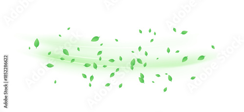 Green swirl elements