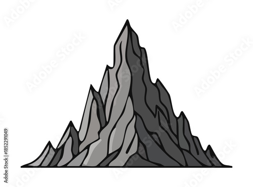 Mountains illustration cartoon design