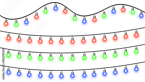 RGB glowing light bulb icon isolated transparent background, editable vector artwork ai illustration file, colorful LED energy idea symbol for modern design, tech, and innovation concepts