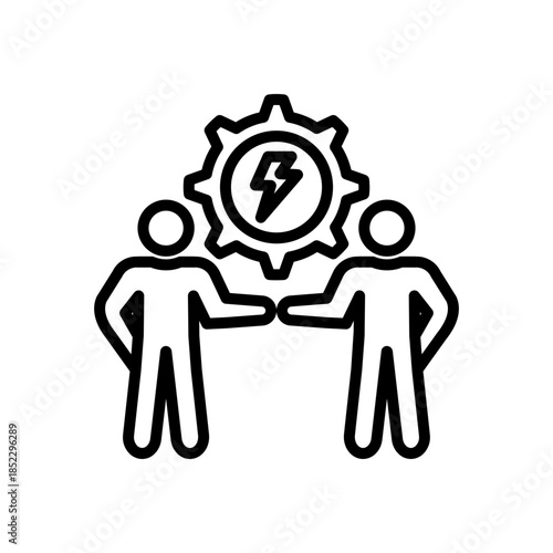 conflict resolution Business Meeting Glyph Icon