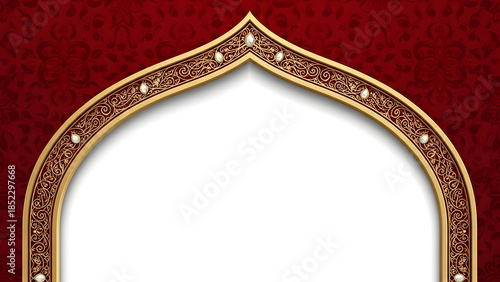 Islamic Background Banner In Flat Style Ramadhan Kareem