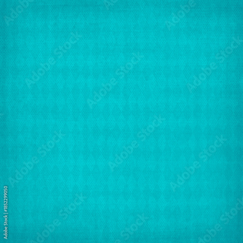 Fresh turquoise textured background with soft diamond geometry. Clean modern backdrop for summer branding, web, fabric and decor.