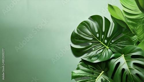 Lush Monstera Plant With Vibrant Green Leaves Displays Nature S Intricate Design And Botanical Splendor