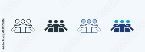 Friends Multiple Style Icon Collection