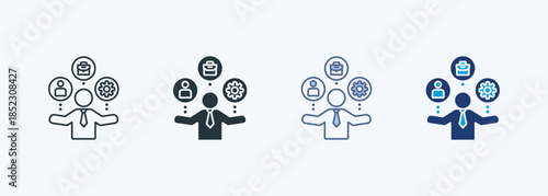 Responsibility Multiple Style Icon Collection