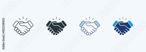 Handshake Multiple Style Icon Collection