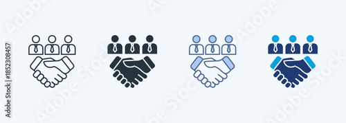 Relationship Multiple Style Icon Collection