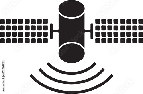 Black and white of a speaker emitting sound waves audio