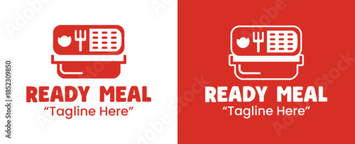 Ready Meal Logo Premium Modern Food Branding