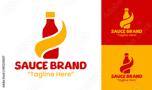 Sauce Brand Logo Premium Gourmet Condiment