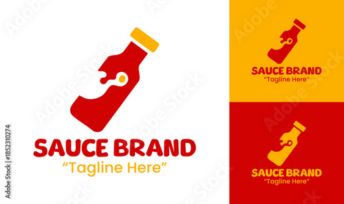 Sauce Brand Logo Minimal Product Brand Mark