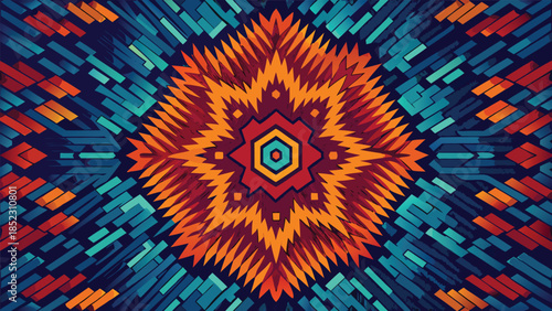 Flat seamless abstract micro pattern texture vector design vector illustration