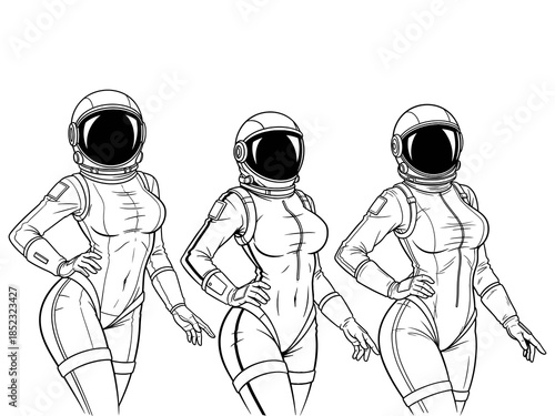 Sexy Astronaut Pose