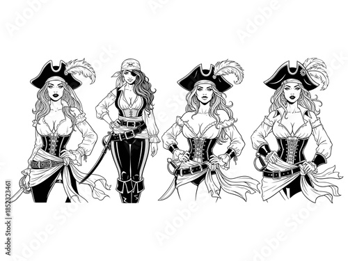Sexy Pirate Vector