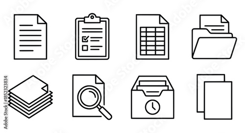 Document And Office Icons