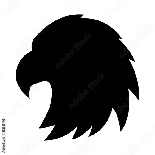eagle head logo vector silhouette