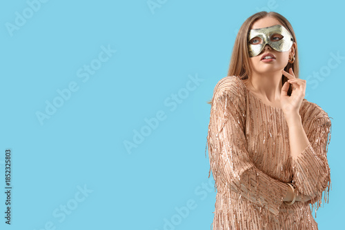 Beautiful young woman weari...