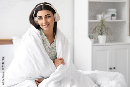 Beautiful young woman with ...