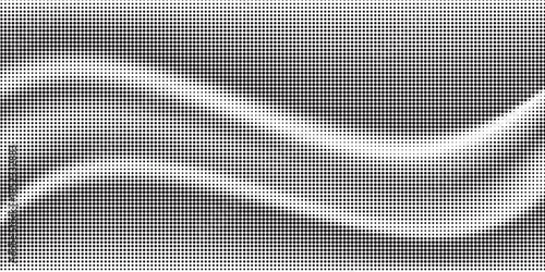 fun beautiful black and white shadow halftones retro pop art funky urban colorful comic book. Dotted halftone gradient texture. Vanishing polka dot background. Repeating dots gradation pattern.