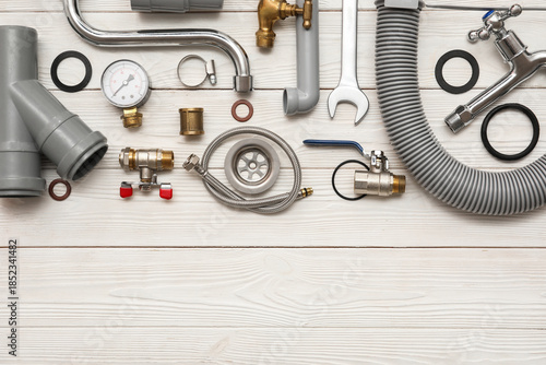 Composition with plumber's ...