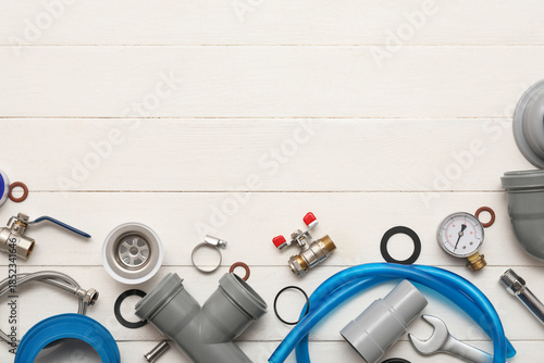 Composition with plumber's ...