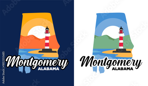 Montgomery Alabama with beautiful natural scenery