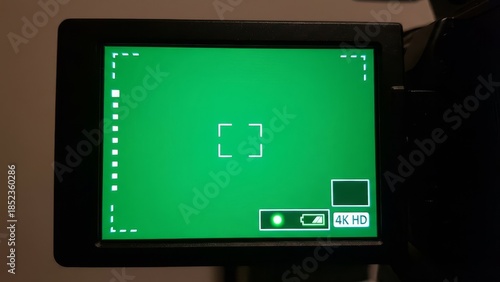 Digital screen displaying camera viewfinder with recording information