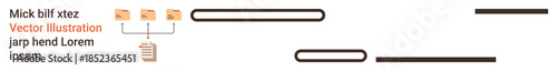 Information transfer, data processing, workflow mapping, diagram creation, system functionality, project management. Lines connect text and icons, a process flow. Data transfer and workflow mapping