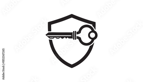 Security Shield with Key
