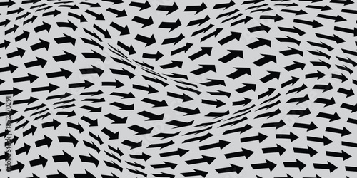 simple black arrow wave pattern for banner poster background.