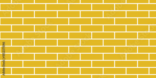 simple mustard brick wall pattern for banner poster background.