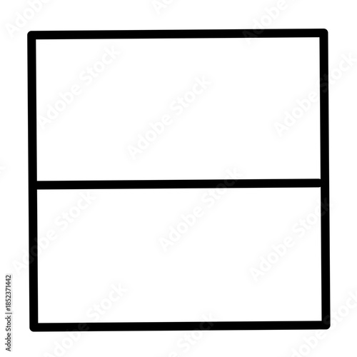 square measurement icon vector