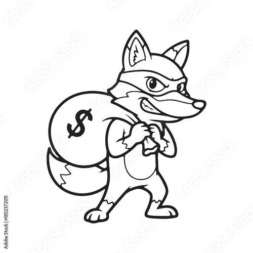 Fox with Money Sack