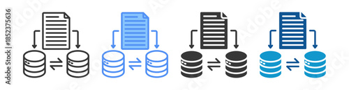 Redundancy Icon Set Multiple Style Collection