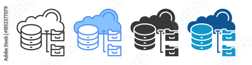 Infrastructure Icon Set Multiple Style Collection