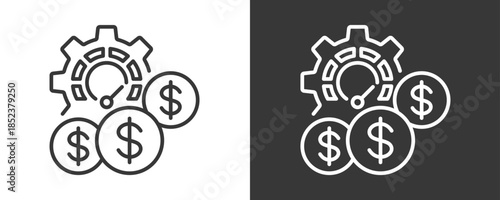 Optimization Icon Set Vector Collection Isolated In Black And White