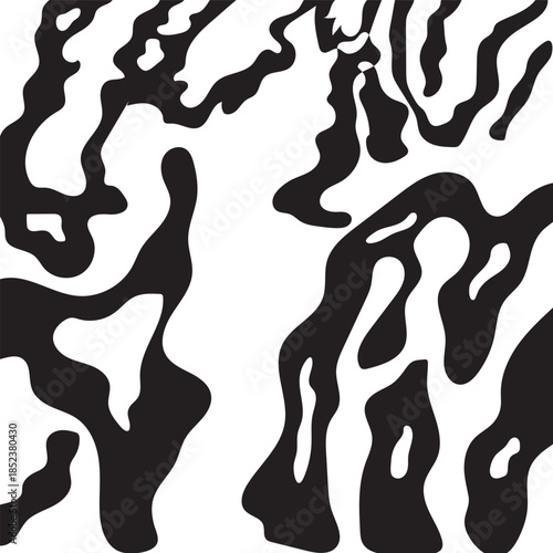 Abstract pattern with organic shapes that resemble a topographical map or animal hide