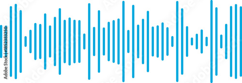 Colorful Audio Sound Wave Equalizer Background – Music Waveform Frequency, Radio Signal and Voice Visualization for Recording, Media and Modern Digital Design (Vector Illustration)
