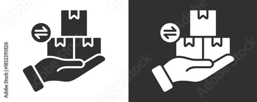 Direct Marketing Icon Set Vector Collection Isolated In Black And White